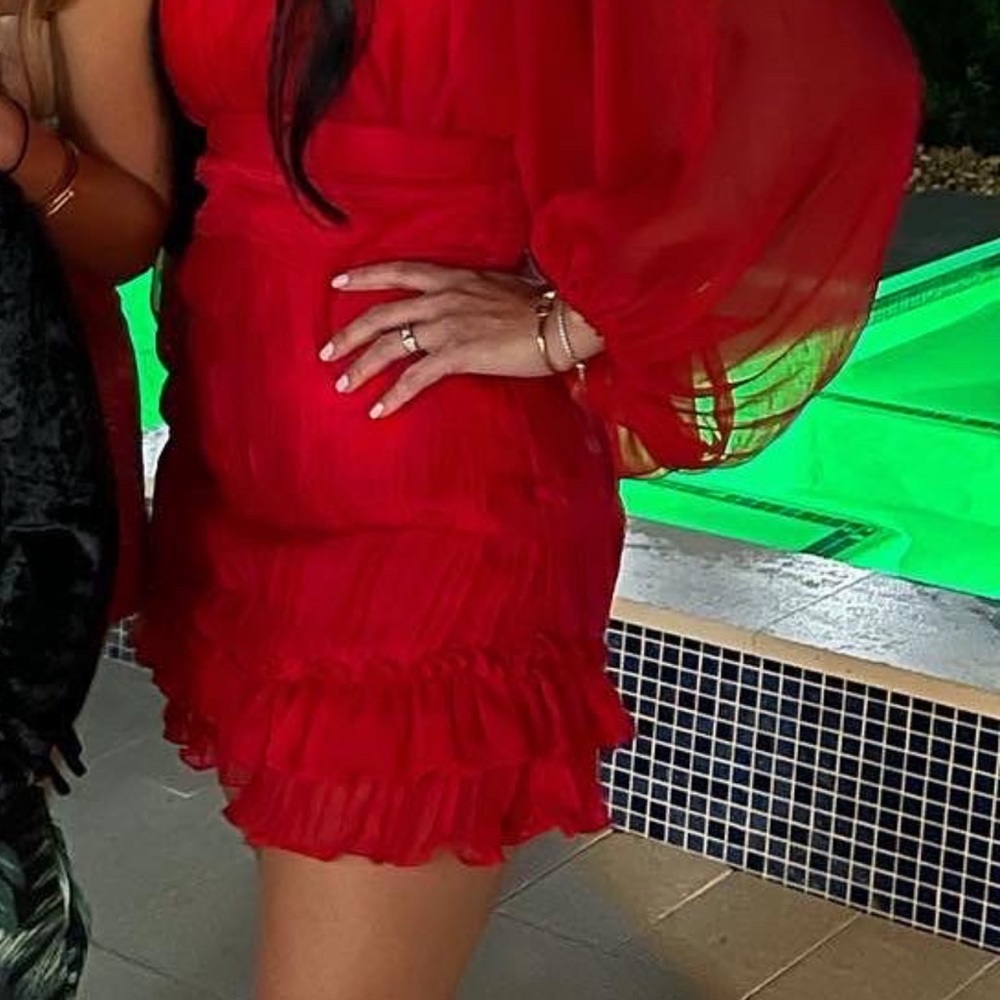 Red dress